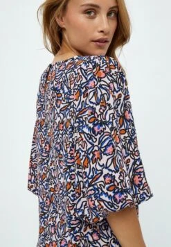 Minus Selia 3/4 Sleeve- Blouse - Ash Rose Print -Fashionista Verkoop 2a85ae4486634f4cb586d8b84444357e