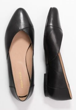 Anna Field Leather Ballerinas - Ballerina'S - Black -Fashionista Verkoop 316e524bc9c2454ca98204aec739ea02