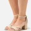 Leather Wide Fit - Sandalen - Beige