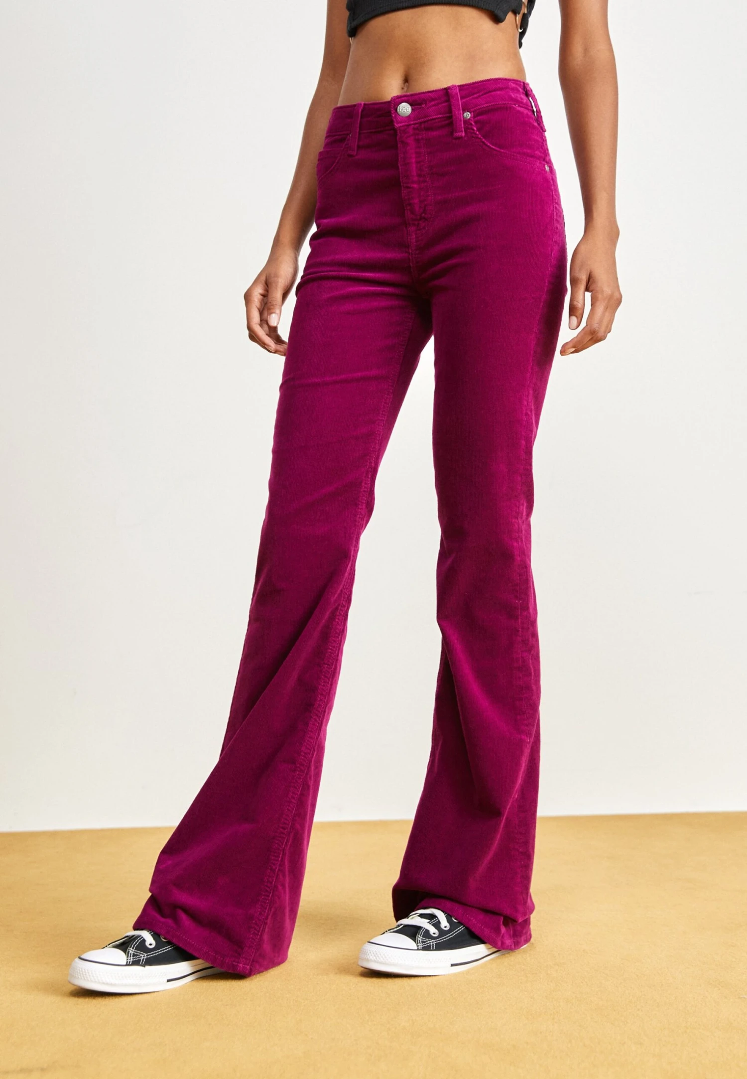 Lee Breese - Flared Jeans - Foxy Violet 1 Lee Breese - Flared Jeans - Foxy Violet