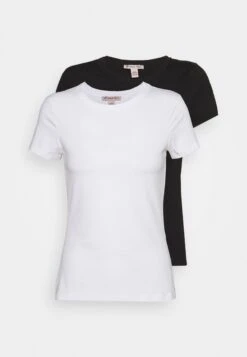 Anna Field 2 Pack - T-Shirt Basic - White/Black
