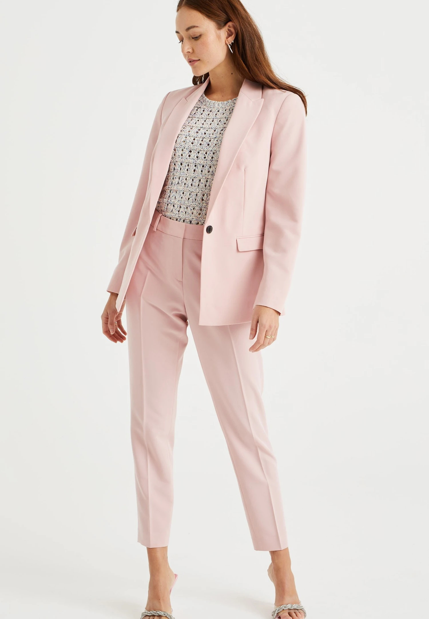 WE FASHION Nauwsluitende - Marly - Blazer - Pink 2 WE FASHION Nauwsluitende - Marly - Blazer - Pink - Afbeelding 2