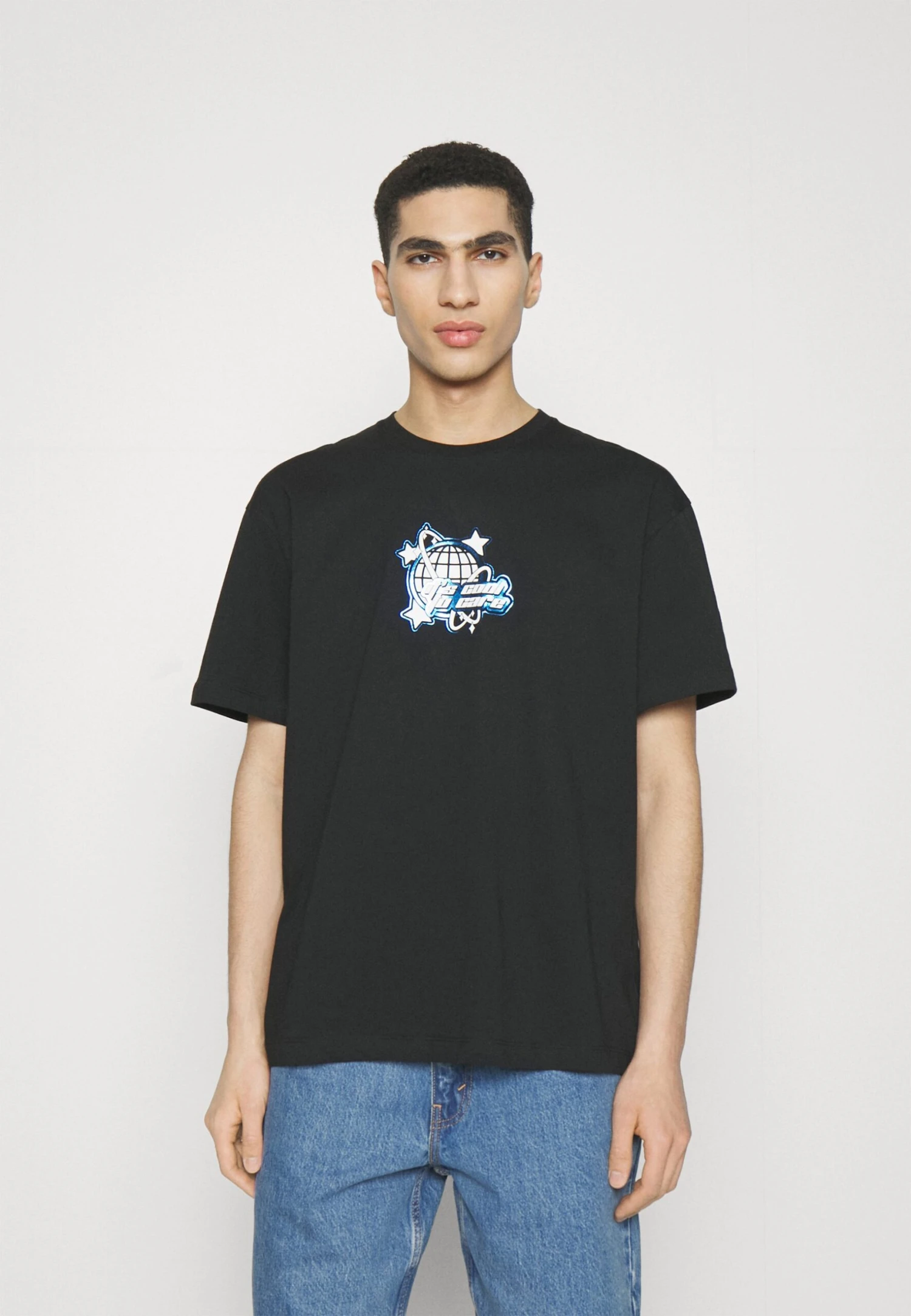 YOURTURN Unisex - T-Shirt Print - Black 1 YOURTURN Unisex - T-Shirt Print - Black