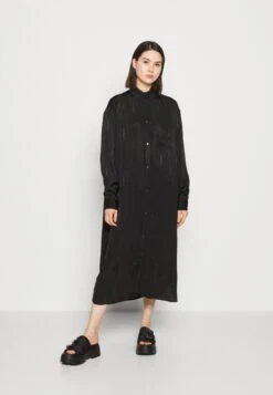 Monki Blousejurk - Black Jaquard