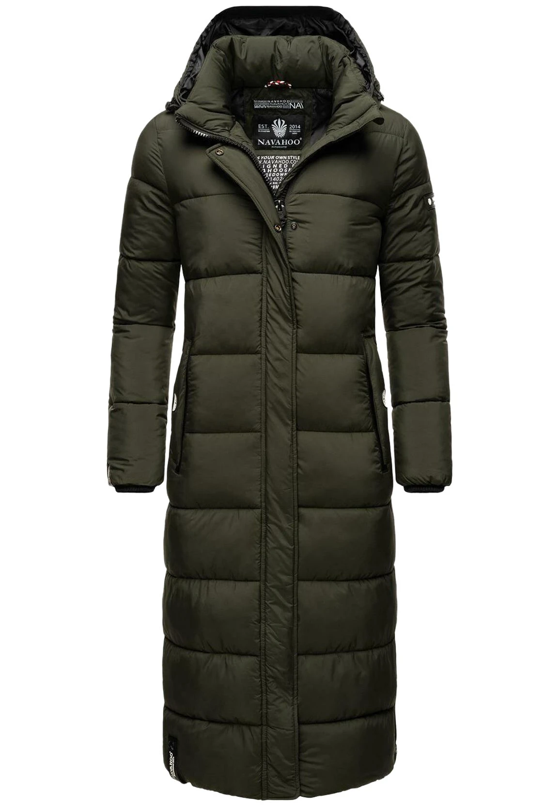 Navahoo Isalie - Winterjas - Dark Olive 1 Navahoo Isalie - Winterjas - Dark Olive