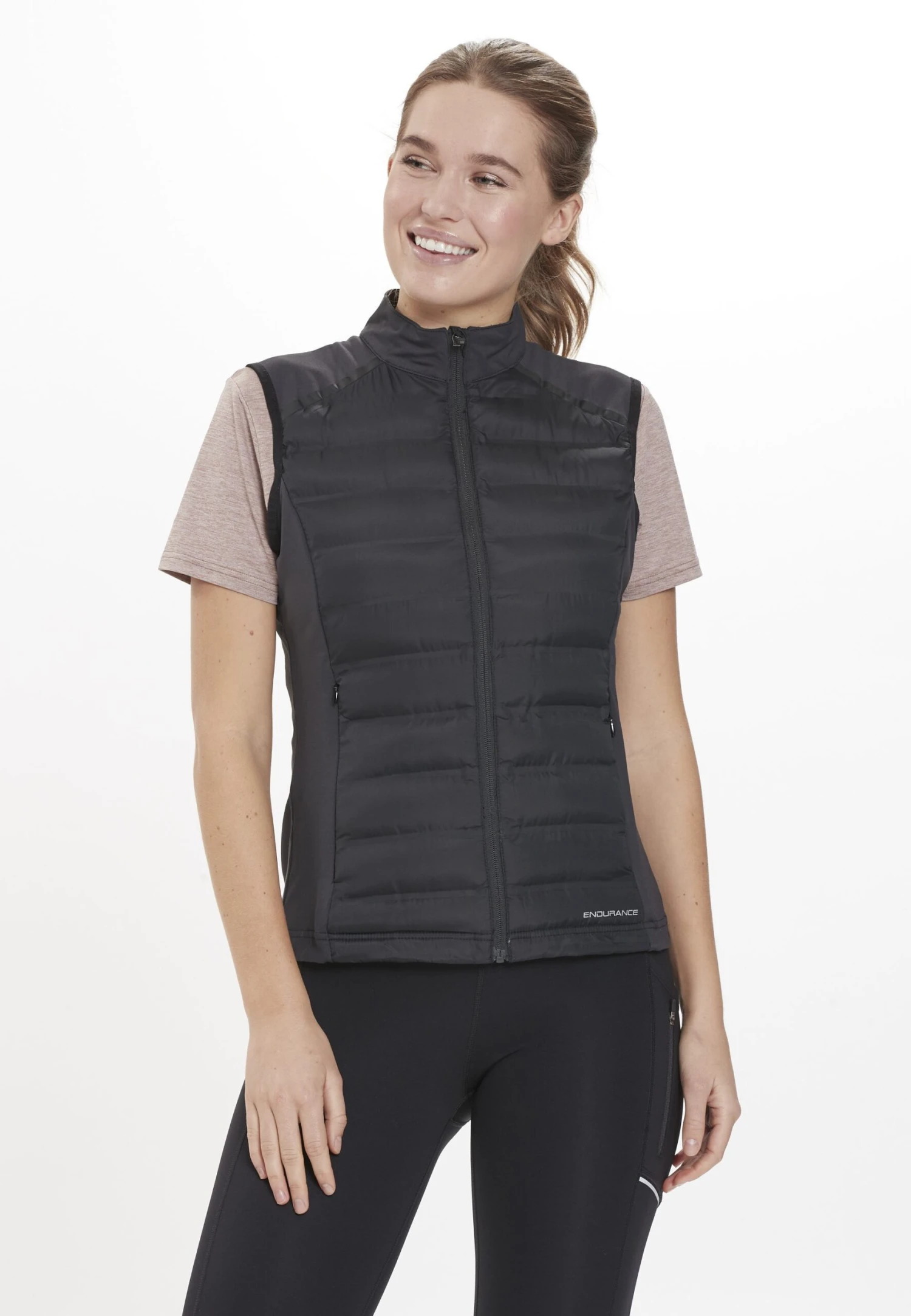 Endurance Funktions Reitta W Hybrid- Bodywarmer - Black 1 Endurance Funktions Reitta W Hybrid- Bodywarmer - Black
