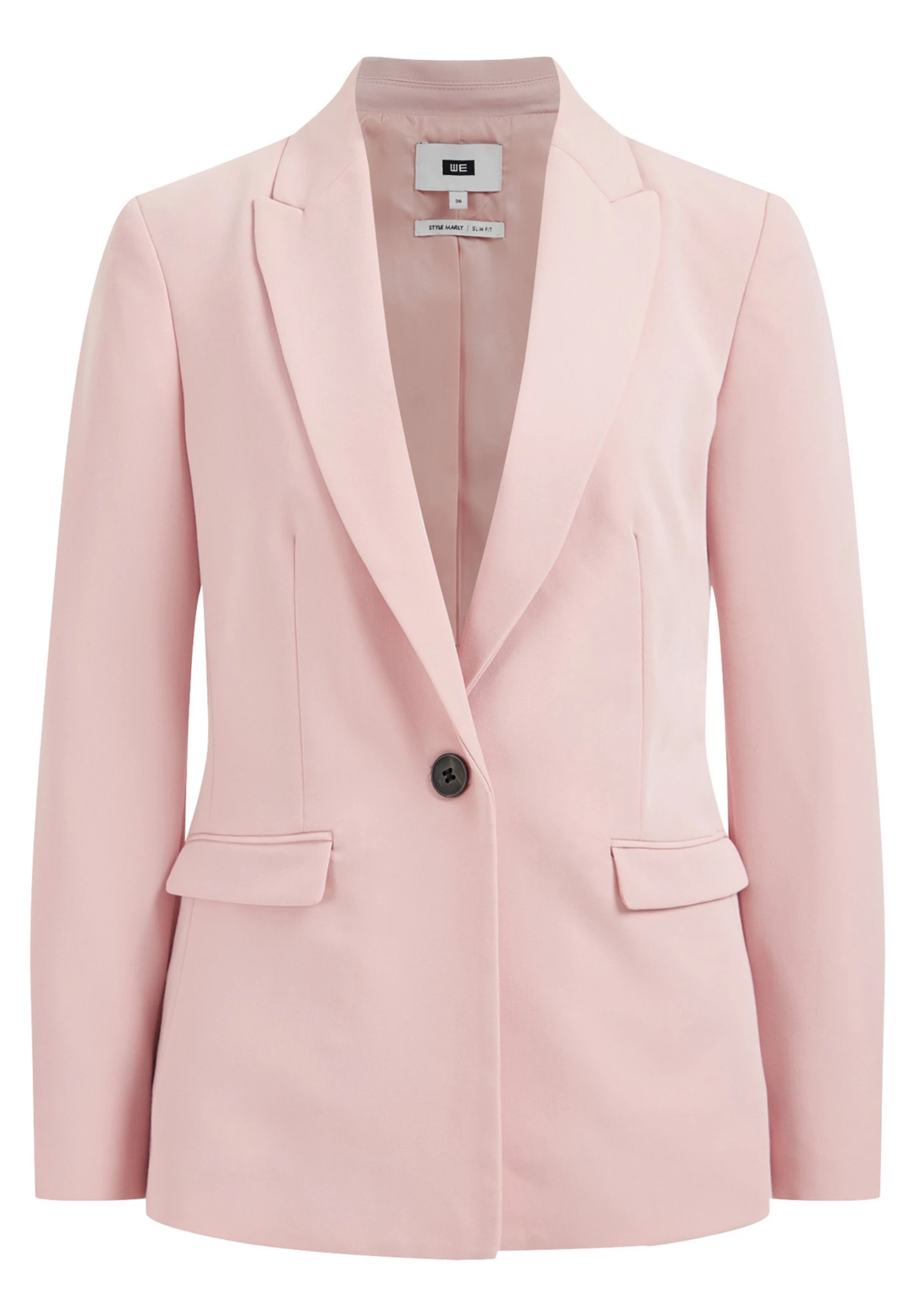 WE FASHION Nauwsluitende - Marly - Blazer - Pink 5 WE FASHION Nauwsluitende - Marly - Blazer - Pink - Afbeelding 5