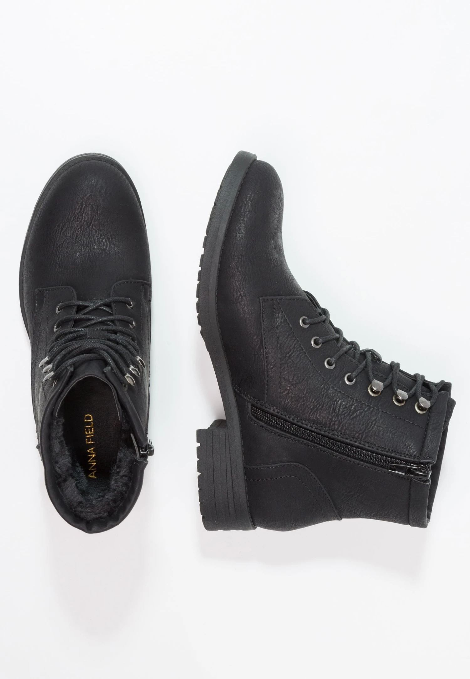 Anna Field Winter Boot - Veterboots - Black 3 Anna Field Winter Boot - Veterboots - Black - Afbeelding 3