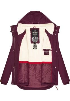 Marikoo Bikoo - Winterjas - Dark Red Melange -Fashionista Verkoop 93cfdb8a450541a08e3a8111f5ad9630