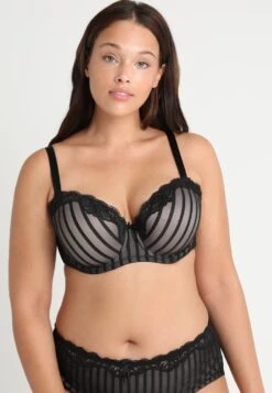 City Chic Fifi Bra - Beugel Bh - Black/Latte