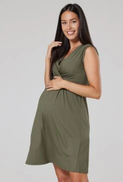 Happy Mama Jurk - Khaki