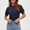 Minus Johanna- T-Shirt Basic - Dark Blue