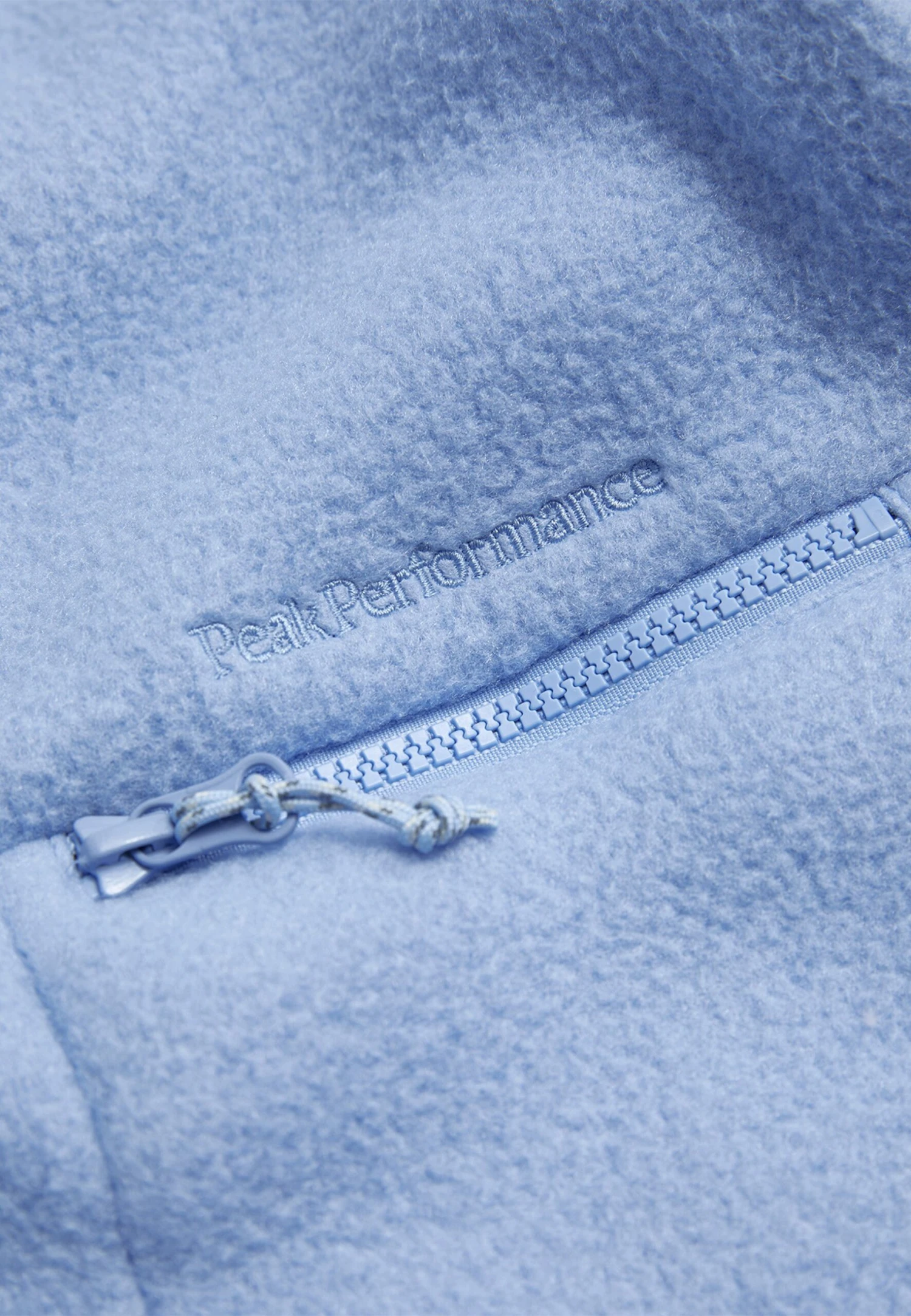 Peak Performance W Fleece Snap T-Neck - Fleece Trui - Hellblau 4 Peak Performance W Fleece Snap T-Neck - Fleece Trui - Hellblau - Afbeelding 4