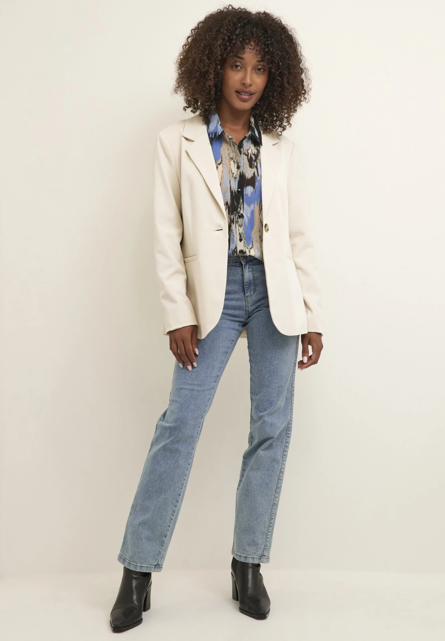 Kaffe Sakura - Blazer - Antique White 2 Kaffe Sakura - Blazer - Antique White - Afbeelding 2