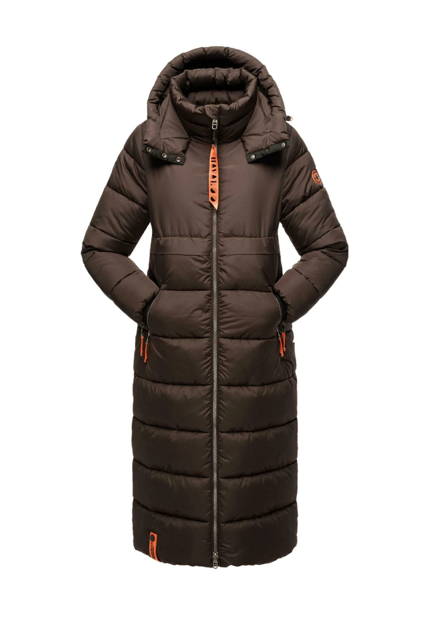 Navahoo Kristallblume - Winterjas - Dark Choco 5 Navahoo Kristallblume - Winterjas - Dark Choco - Afbeelding 5