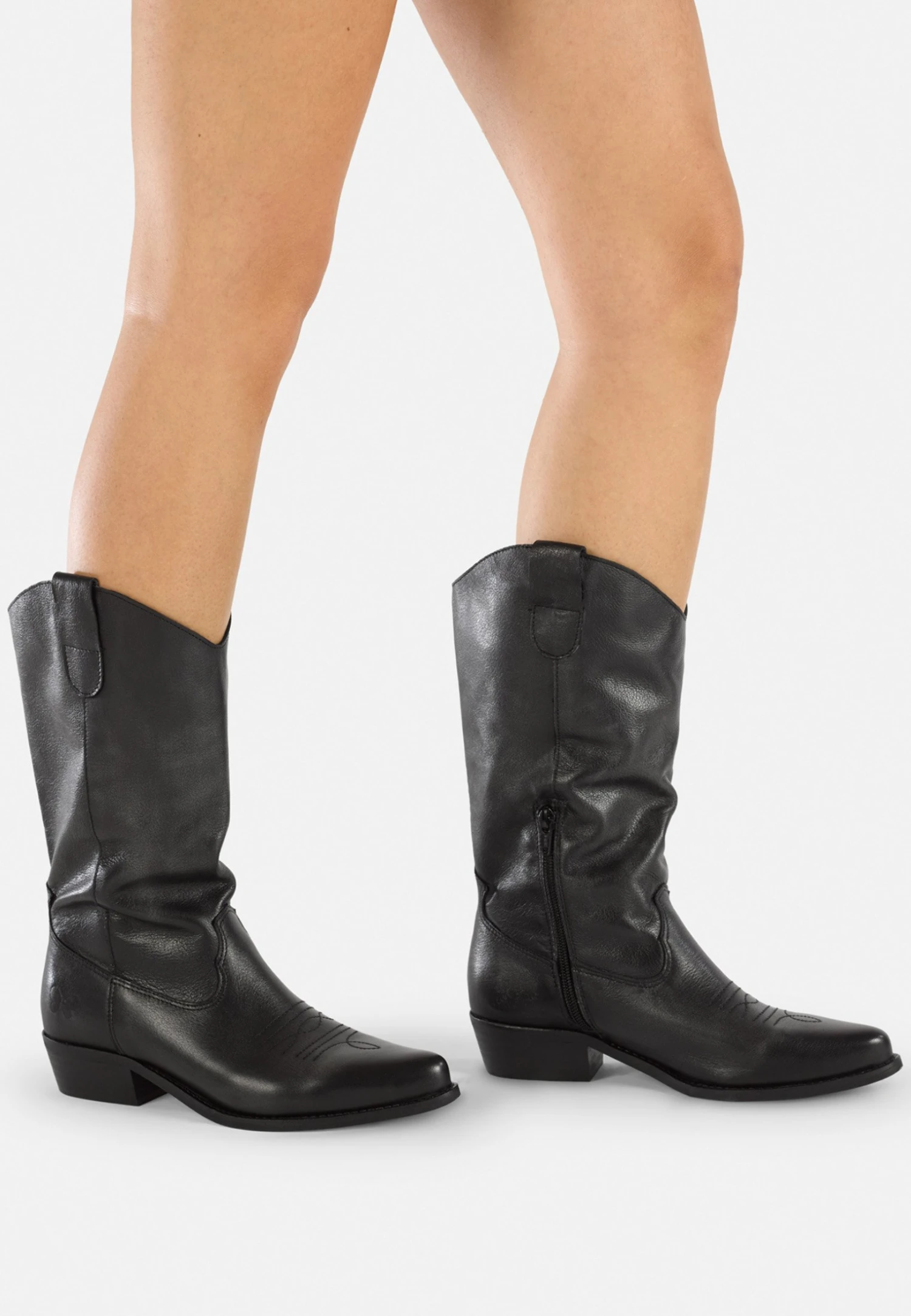 Cowboy-/Bikerlaarzen - Black 1 Cowboy-/Bikerlaarzen - Black