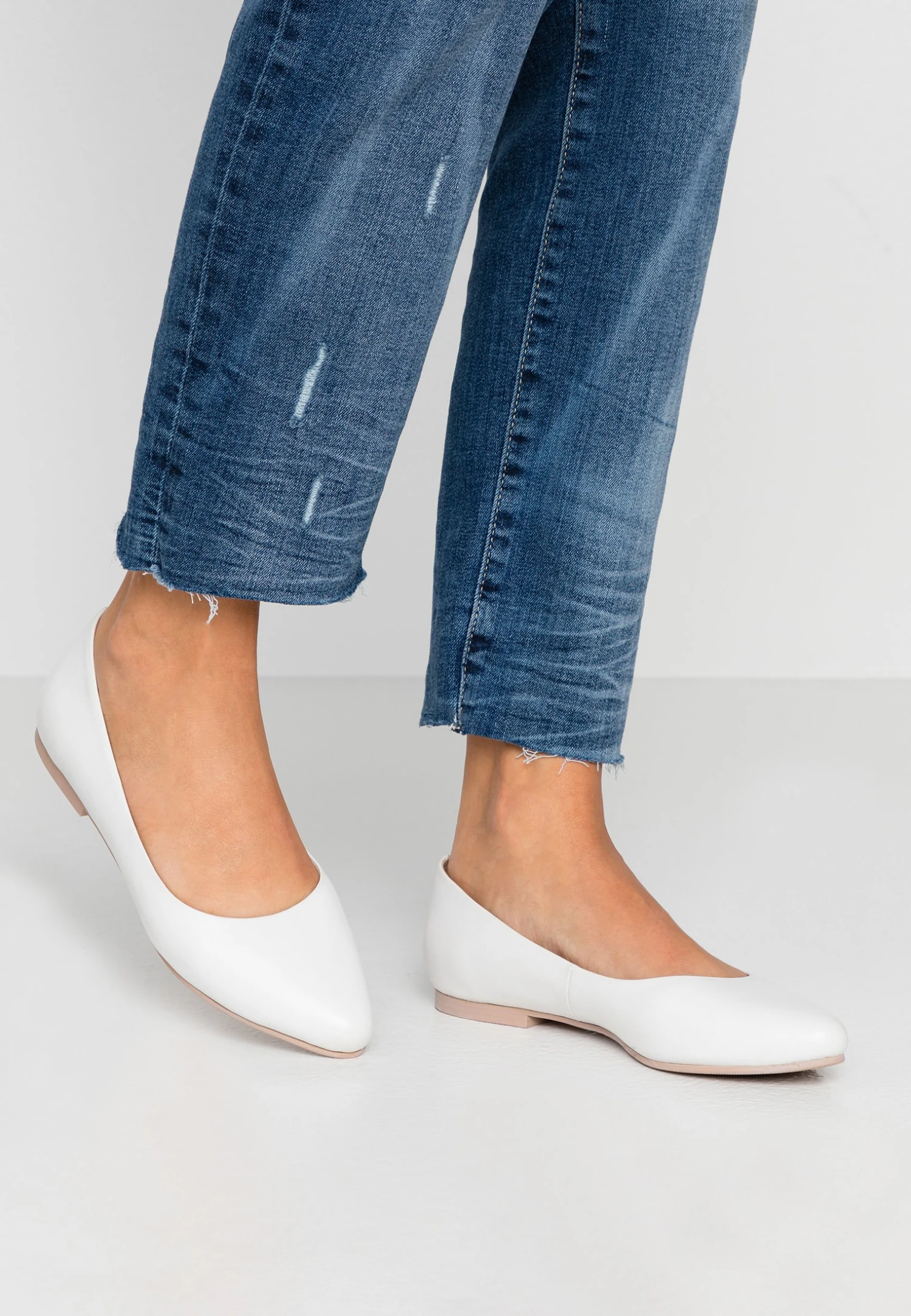 Anna Field Leather - Ballerina'S - White 1 Anna Field Leather - Ballerina'S - White