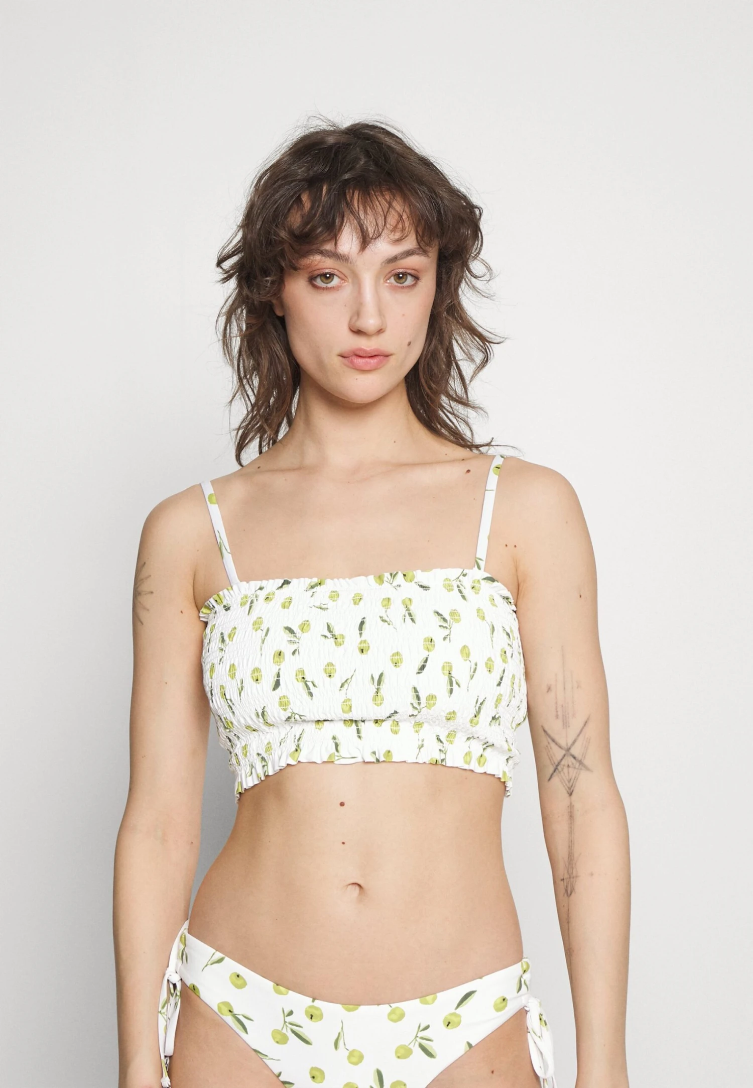 Seafolly Summer Crush Shirred Long Line Bandeau - Bikinitop - Off-White 3 Seafolly Summer Crush Shirred Long Line Bandeau - Bikinitop - Off-White - Afbeelding 3
