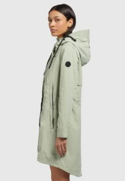 Khujo Adda - Halflange Jas - Blassgrün -Fashionista Verkoop d5fc230e9e6349c89765df3cb282019e scaled