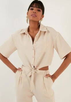 LELA Regular Fit - Overhemdblouse - Stone -Fashionista Verkoop d67a210e9a0242fcaf535070921a6a90