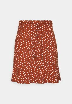 Even&Odd Mini Skirt With Volant - A-Lijn Rok - Brown/White -Fashionista Verkoop eccf33f5c38649bf89100d9c33a2164b scaled