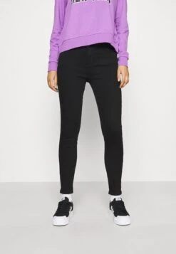 Noisy May Nmkimmy Ank Dart - Jeans Skinny Fit - Black Denim