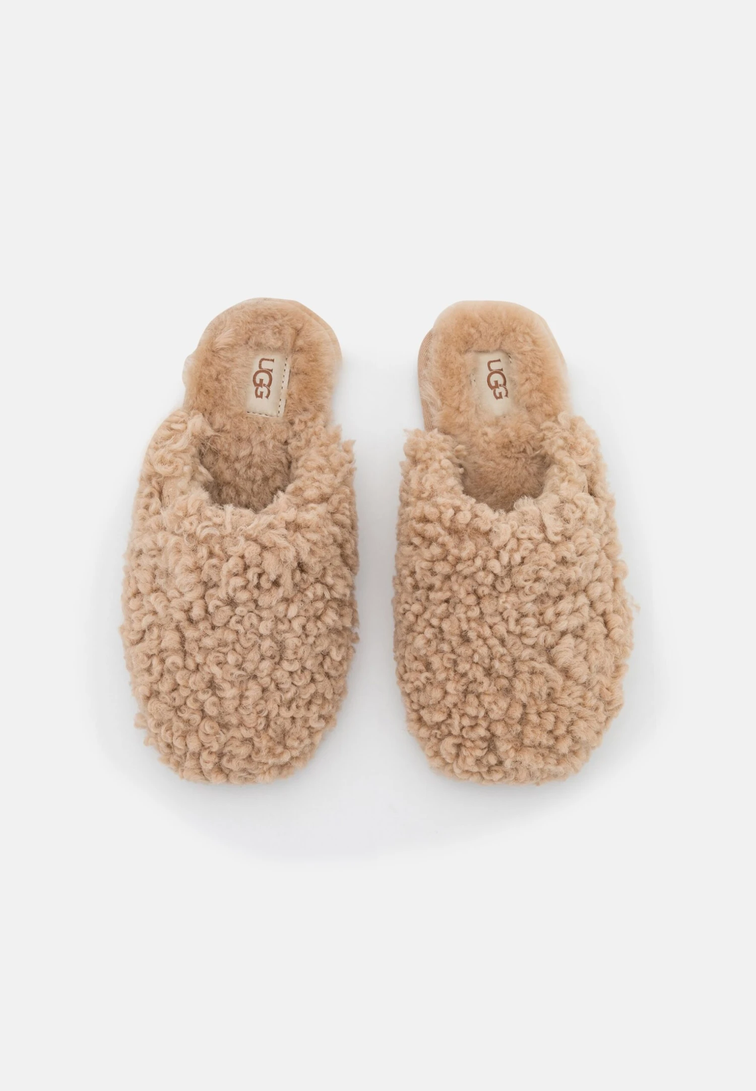 Ugg Maxi Curly Slide - Pantoffels - Sand 6 Ugg Maxi Curly Slide - Pantoffels - Sand - Afbeelding 6